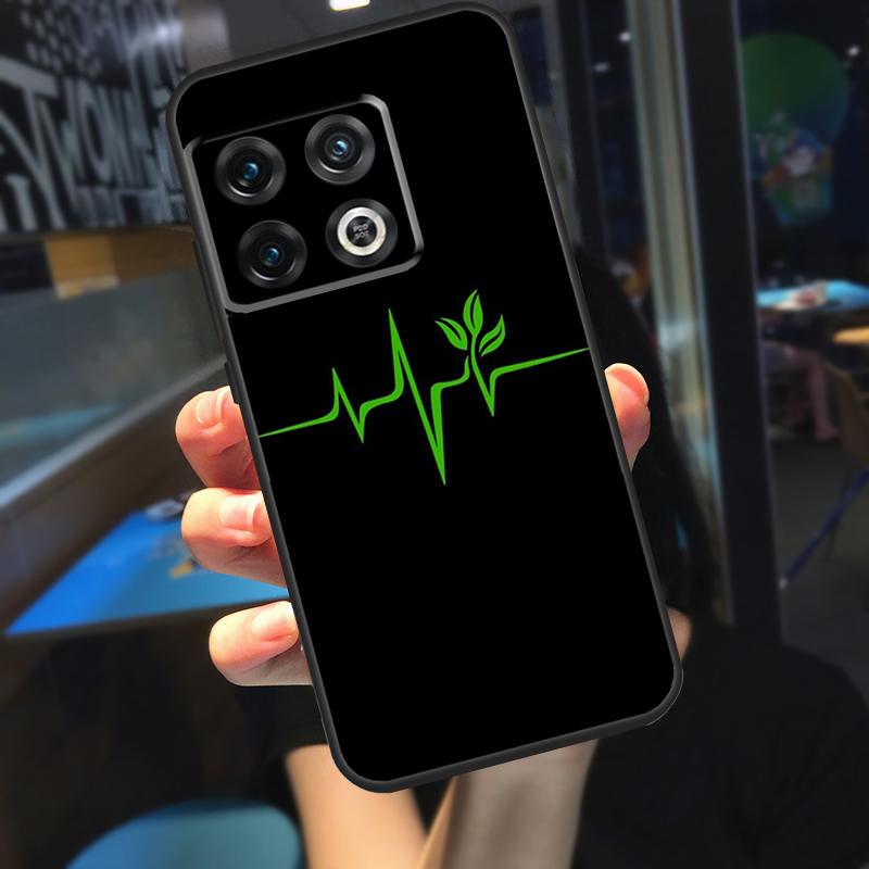 Vegan Pattern Funda For OnePlus 12 12R 13 R 11 9 10 Pro 8T 9RT 10T OnePlus Nord N20 N30 CE 4 2 3 Lite Case