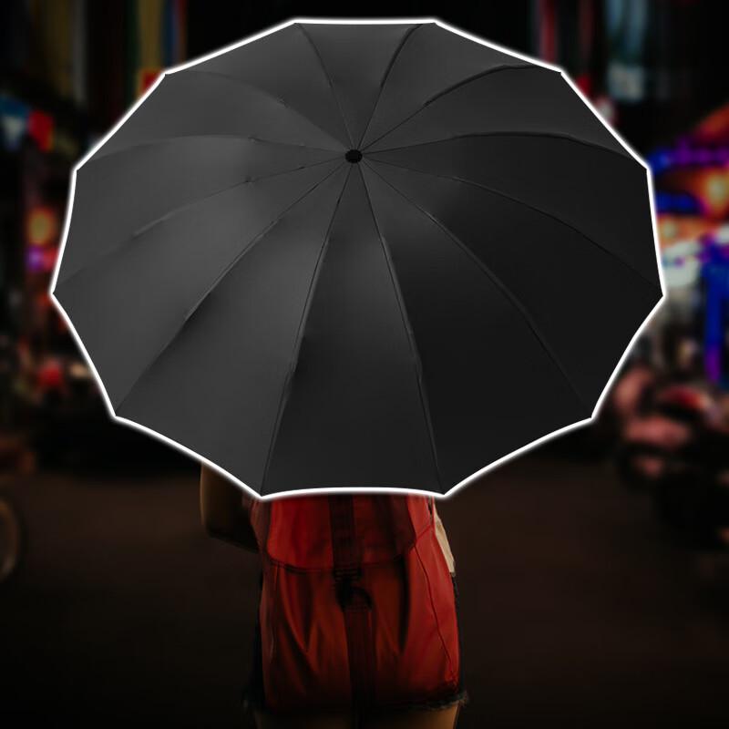 Automatic 12-Rib Reverse LED Umbrella