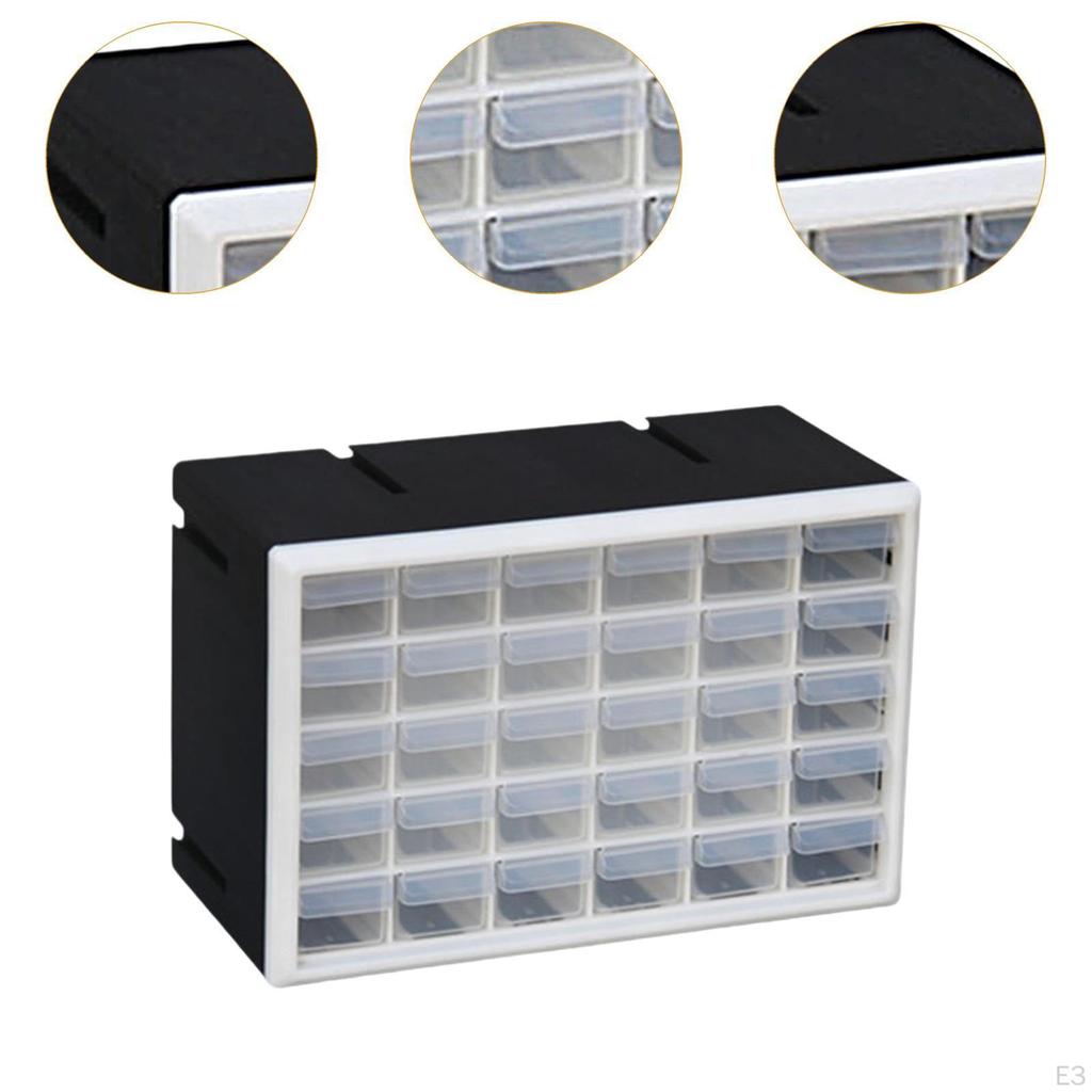 Compact Drawer Organizer for Desk Storage Box with Dividers Office Tools