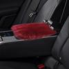 Soft Car Armrest Cover Skin-friendly Plush Center Console Seat Box Protector Pad Auto Accessories