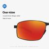 AORON Fashion Metal Frame Polarized Sunglasses Outdoor Sports Driving Glasses Classic Colorful Sunglasses for Men Women