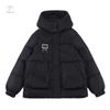 Kayiyasu Short Down Jacket with Padded Warm and Comfortable for Fall and Perfect for Casual and School Women's Hood, Outerwear, Winter, Wear,