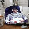 Soccer Player Action Blankets Flannel Printed Breathable Warm Throw Blanket for Home Office Bedspreads 0708a147
