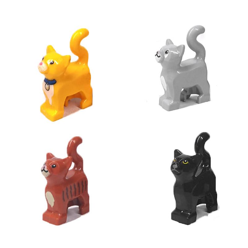 MOC City Animal Building Block Model Character Farm Accessories Goose Pig Dog Orangutan Cheetah Shark Zoo Brick Toy Gifts X014