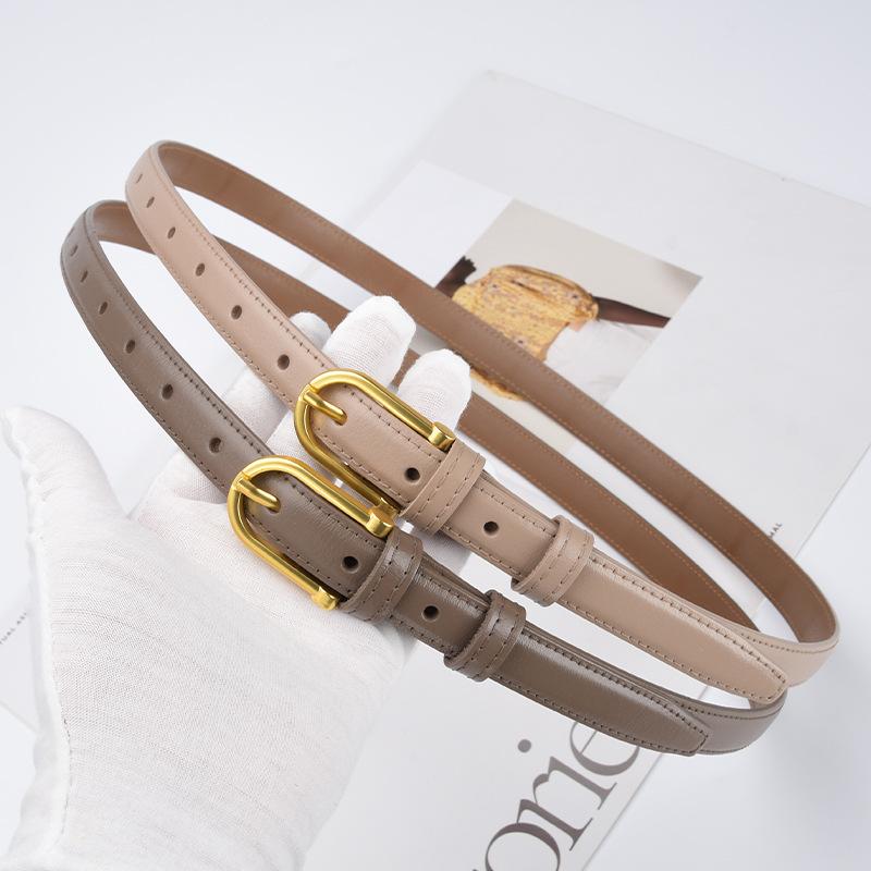 Retro Women's Belt, Thin Belt, Girls' Decoration, Versatile Jeans, Women's Ins Trendy Belt