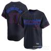 Herren MLB Toronto Blue Jays Individuell Besticktes Baseball Trikot - Guerrero Jr 27 Bichette 11 Springer 4 City Edition