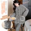 AQRTPXU Pajama Fluffy Top and Hoodie with Loose Cute Striped Perfect for Sleepwear or Perfect for Cold Perfect Gift for and Winter Women's Set,