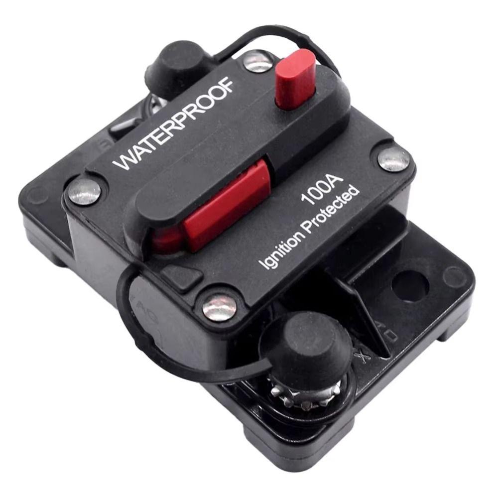 Waterproof Fuse Reset Device Stable Performance Manual Reset Circuit Breaker Circuit Breaker  Boat