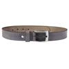 Ceinture - LEONARDO VERRELLI - LV0045 - Cuir véritable - Gris - Boucle ardillon