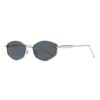 Metal Womens Retro Geometric Sunglasses With Uv400 Protection For Outdoor Fashion Accessories