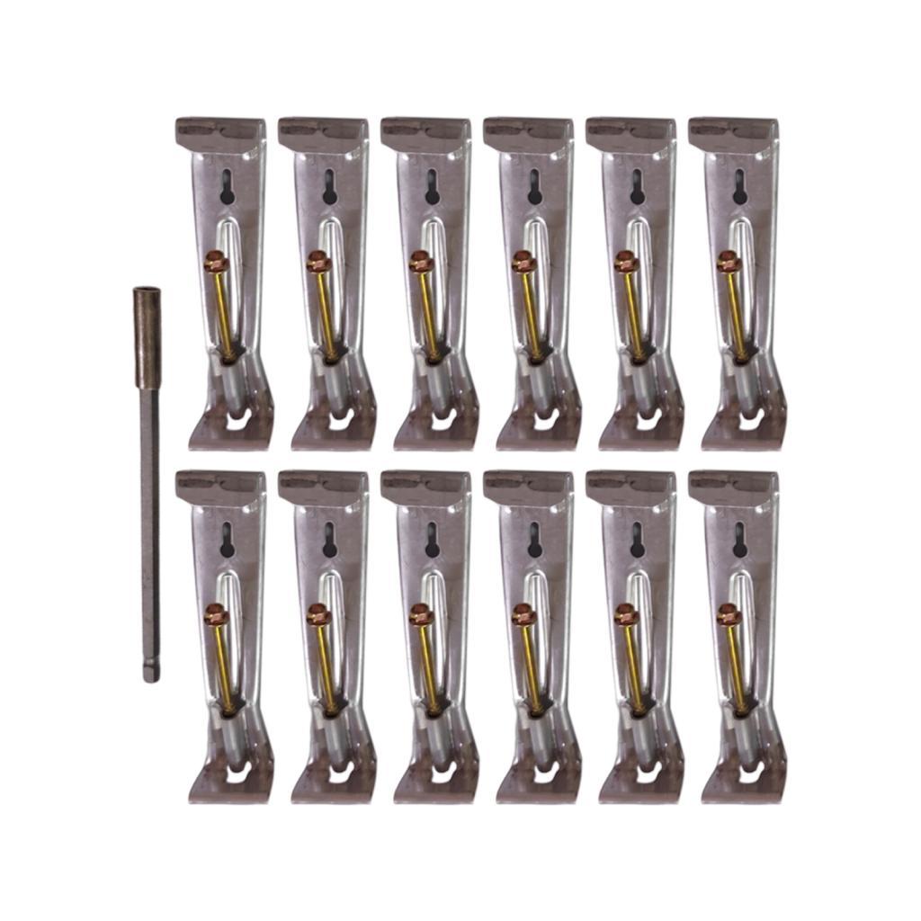 5 inch Gutter Clips Gutter Hangers for Gutter Repair, Heavy Duty, for Sagging Rain Gutters, Hidden Gutter Hangers