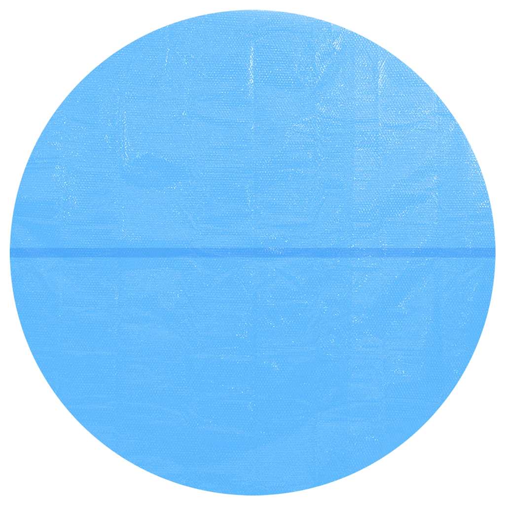 vidaXL Poolabdeckung Blau 417 cm PE