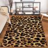 Leopard Print Design Rug, Non-slip Rug Suitable for Living Room and Bedroom Sofas