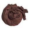 Silk Scarf Women'S Mulberry Silk Solid Color Versatile Summer Scarf Thin Sunscreen Outer Shawl Yarn Brown