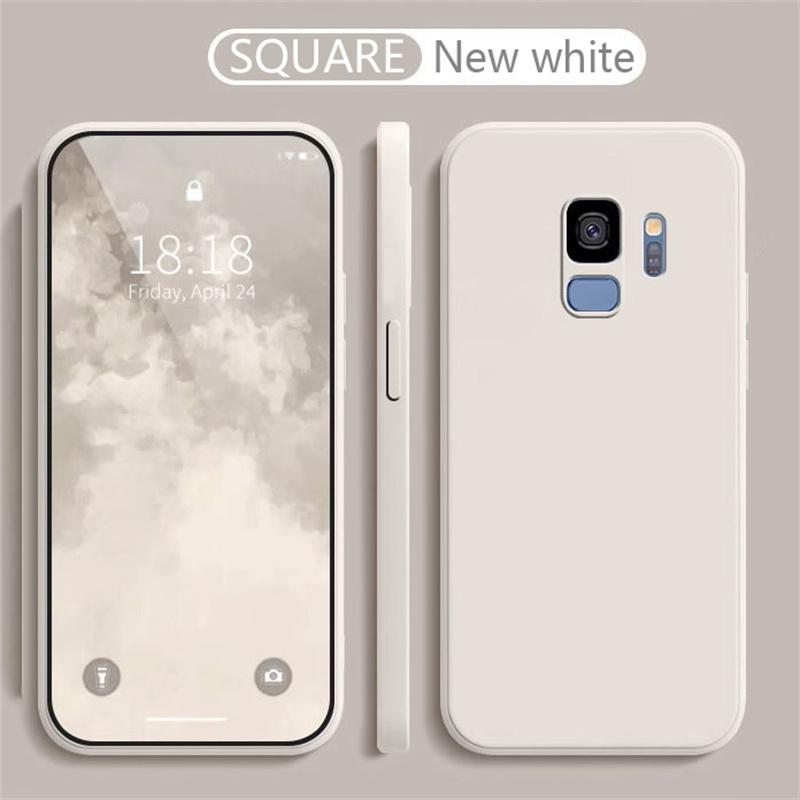 Liquid Silicone Soft Cases For Samsung Galaxy S8 S9 S10 S20 S21 FE S22 S23 S24 Plus Fundas For Samsung Note 8 9 10 20 Plus Cover