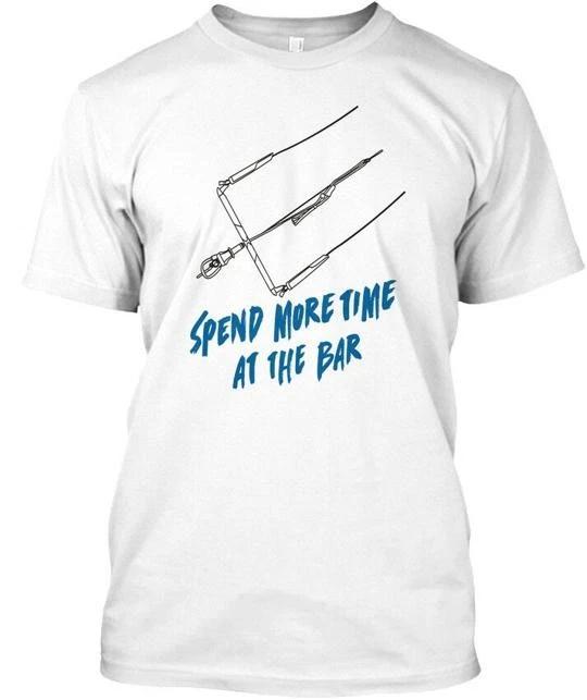 

Kitesurf The Bar Blue Us - Spend More Time At T shirt Made in the USA Size S-5XL M