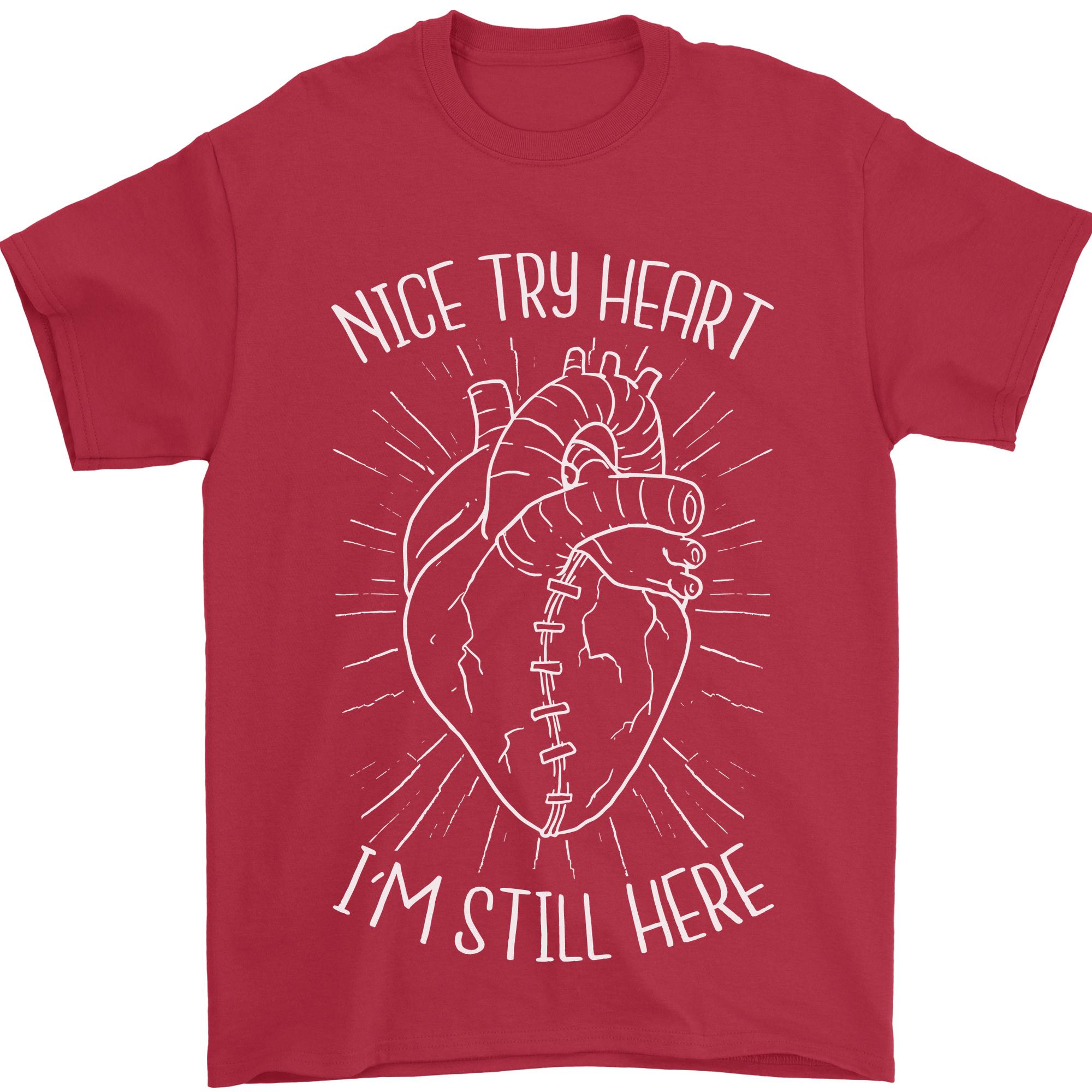 Heart Attack Recovery Survivor Unisexs TShirt 100 Cotton S