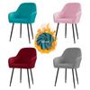 1pc Dress Up High Back Arm Chair Cover Velvet Fabric Washable Dining Chair Slipcovers Office Chair Covers Computer Home Banquet