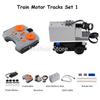 Technical Parts Train Motor 88002 MOC Pack Power Functions Battery Box Tracks Top Base Plate for Legoeds EV3 91994 74784 2871