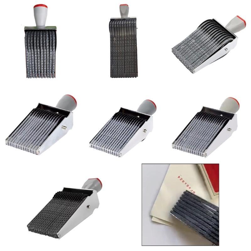 Adjustable Roller Stamp Letter Number Rubber Stamp Office Stamp Business Stamp
