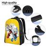 Cuphead Mugman Reise Camping Arbeitsrucksack für Damen/Herren Geschenke Basic Tagesrucksack Cartoon Anime Computertaschen-LDYH384