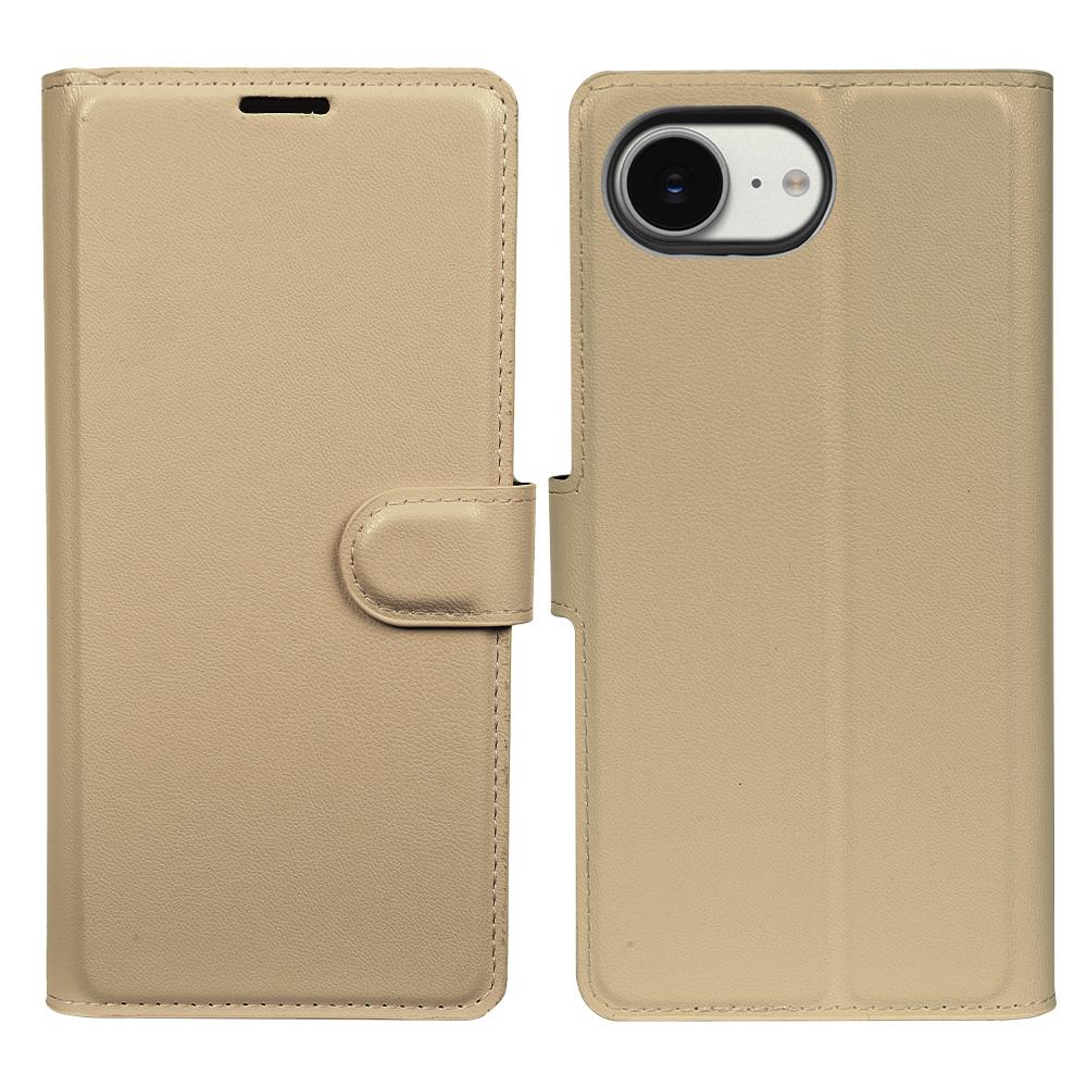 For iPhone 16e Stand Case Biobased Eco-Friendly RPET RPVB Slim Phone Cover with Wallet