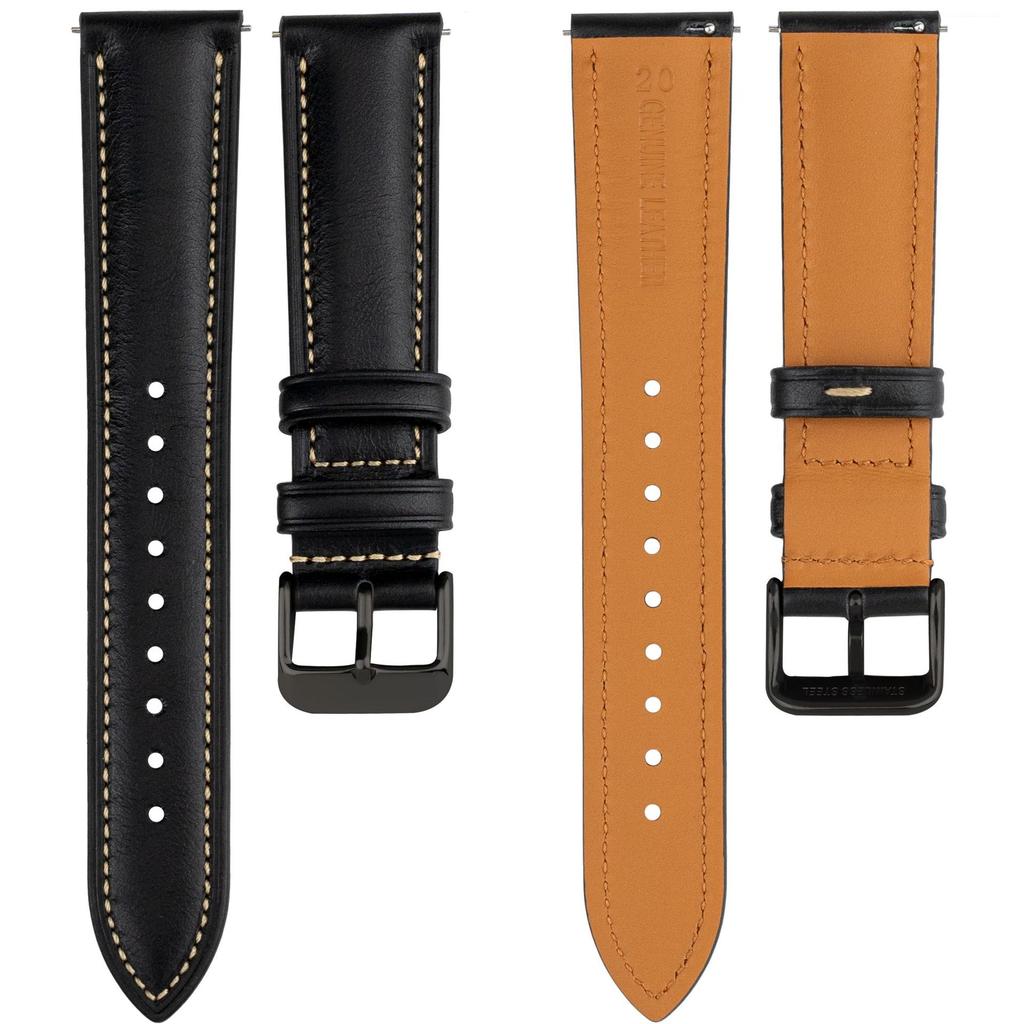 Quick Release Oil Wax Genuine Leather Watch Strap Replacement for Huawei Watch GT 2 GT 3 GT 4 GT 5 Watch 3 Pro Smart Watch