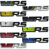 3D Chrome Metal Car Styling VRS  Front Grille Emblem Sticker for Skoda Octavia Fabia Rapid Superb Kodiaq Rear Trunk Decals