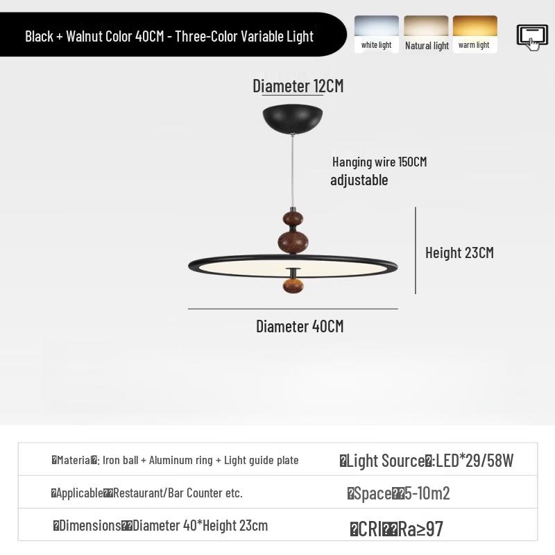Vintage Full Spectrum 3-Color Dimmable Desk Lamp