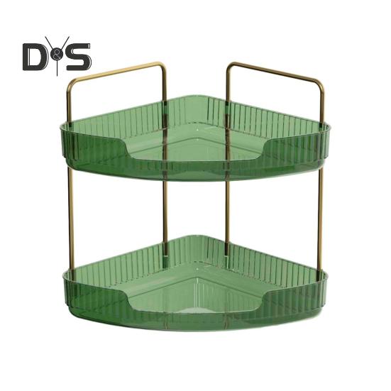 Corner Bathroom Counter Organizer Storage Rack Easy Assembly Large Capacity 3 Tier Bathroom Perfume Organizer Countertop Makeup Holder