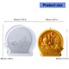 Camels Detailed Candle Silicone Moon Mould With Intricate Designs For Artistics Candle Making Projects
