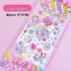 Kristall-Strasssteine DIY Schmuckschatulle Herz-Edelstein-Aufkleber - PVC Selbstklebend