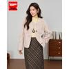 IEF Winter Plush Round-Neck Short Jacket
