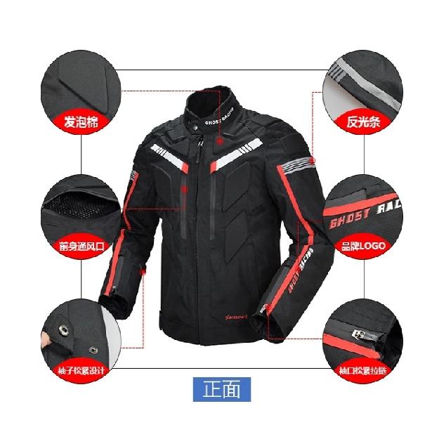 four season cotton knight clothing cycing biker jacket motorcycle road jacket off-road motorbike racing suit have protection