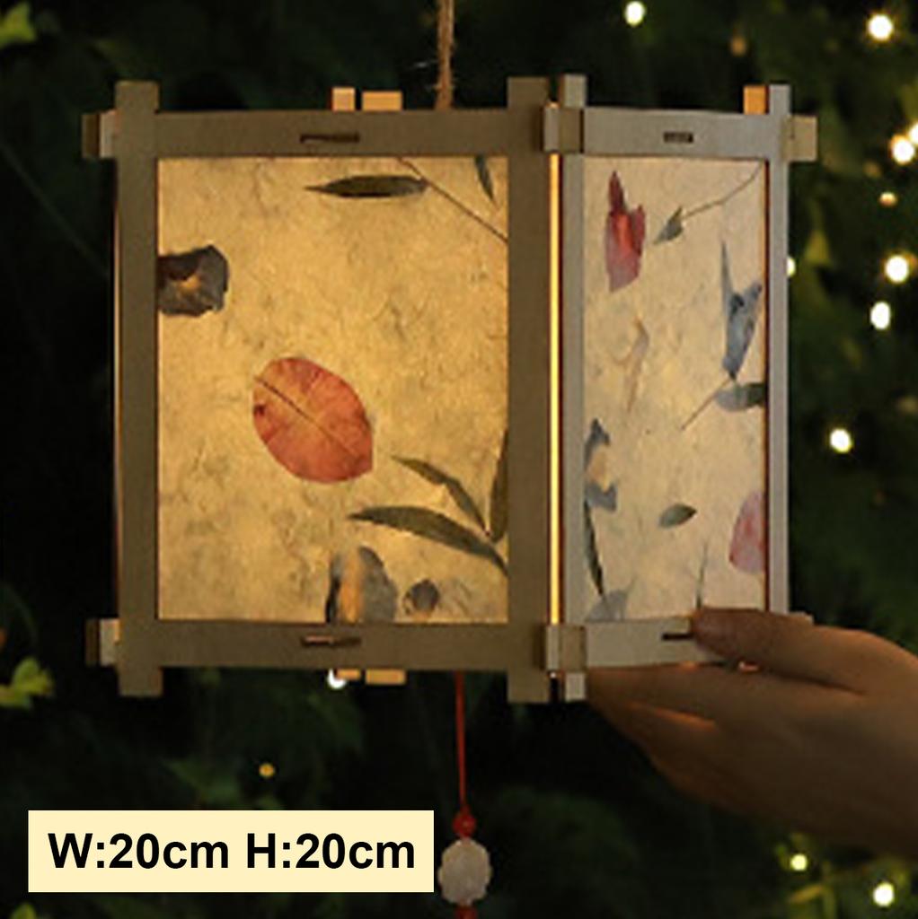 Festival Lantern Toy Handmade DIY Revolving Lantern Portable Children'S Handmade Rabbit Creative Luminous Toy Pendant Gift
