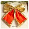 Large Pink and Gold Sequin Christmas Bow Ornament