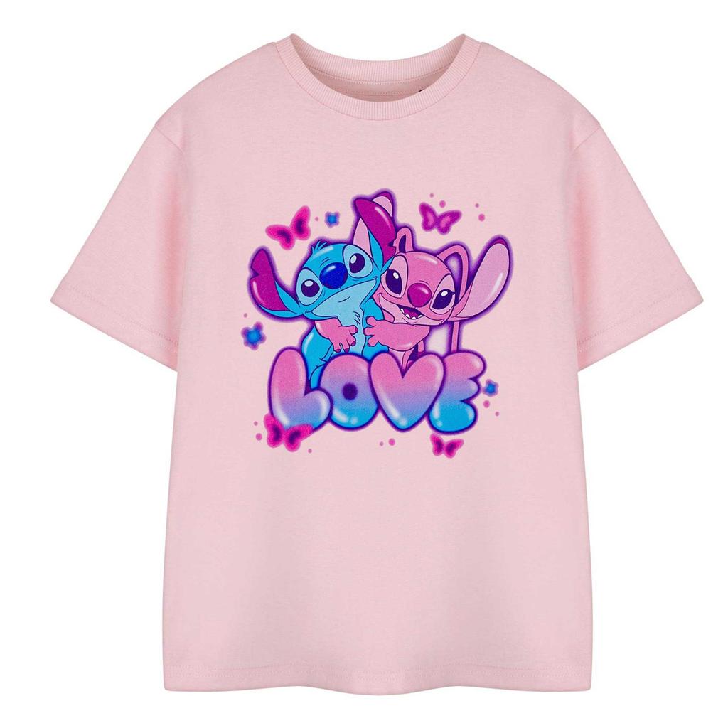 Lilo & Stitch Girls Love Short-Sleeved T-Shirt