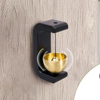 Timbre de entrada Campana de tendero Campana de viento Apertura de puerta Reloj de metal Recordatorio para el hogar Decoraciones de campana pequeña