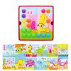 Cute Mushroom Nail Puzzle Toy 3D Color Matching Puzzles Lovely Early Education Toy  Children Gift