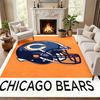 Chicago Bears Matt Dörrmatta för Vardagsrum eller Sovrum Skyddsmatta Under Stol Kontorsdekoration Julklapp Födelsedagspresent