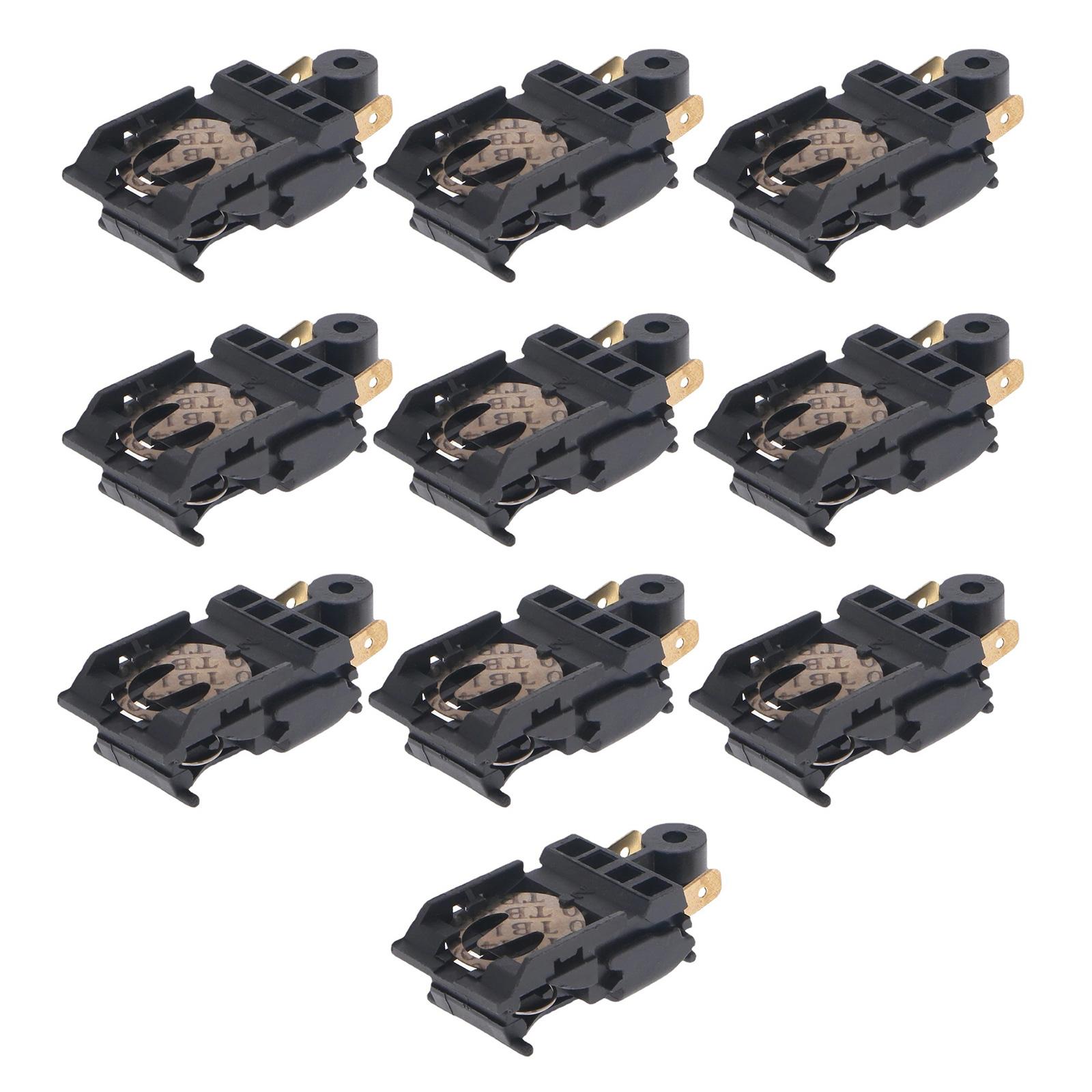 

10 шт. Переключатель электрочайника Термостат Клеммы контроля температуры Запчасть кухонного прибора 16A Переключатель термостата бойлера