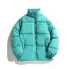 Men's and Women's Padded Jackets Stand-up Collar Solid Color Bread Jackets Trendy Men's Padded Jackets Can Be Printed
