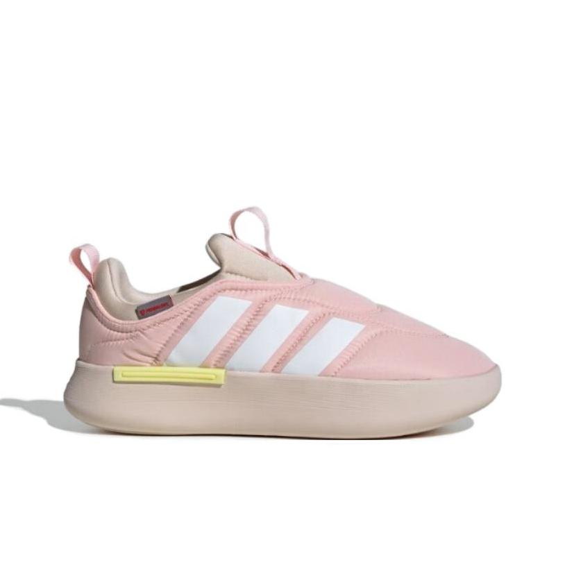 Adidas Adipuff Comfortable Fashion Non-Slip Wear-Resistant Warm Low-Top Casual Shoes Unisex Casual Shoes Pink JP7708