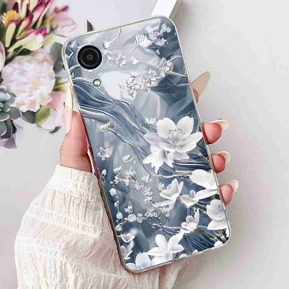 For Samsung Galaxy A03 Core 6.5" SM-A032F Soft Silicone TPU Cover For Samsung A03 Core 4G SM-A032M Fashion Flower Phone Cases