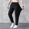 Ice silk trousers men's thin large-size straight sports casual pants