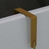Iron Hat Coat Hooks Nail-Free Clothes Storage Rack Convenient 7-Hook Over Door Hanger  Back Door