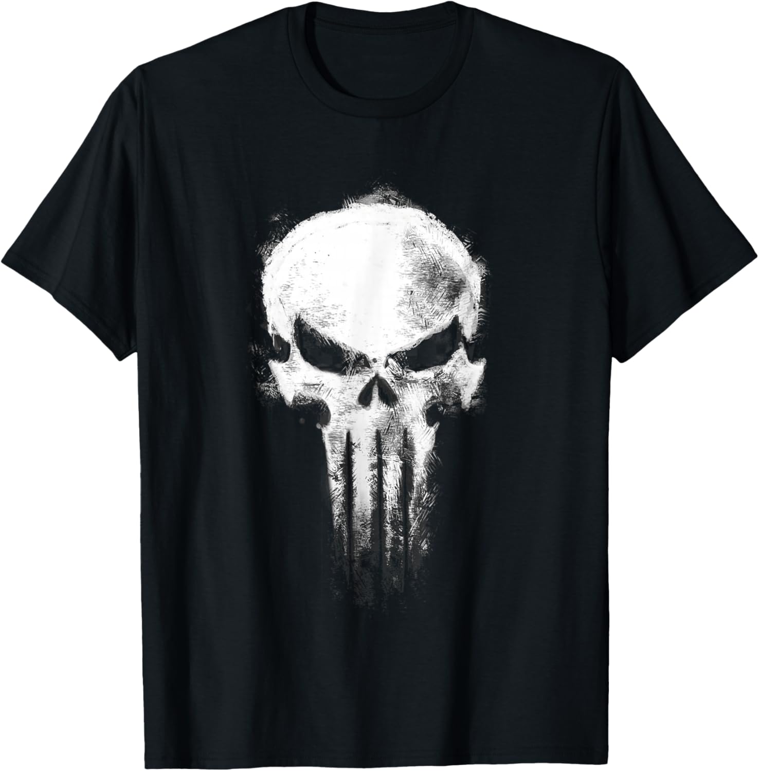 Marvel Daredevil: Born Again Punisher Skull Grit Distressed T-Shirt S