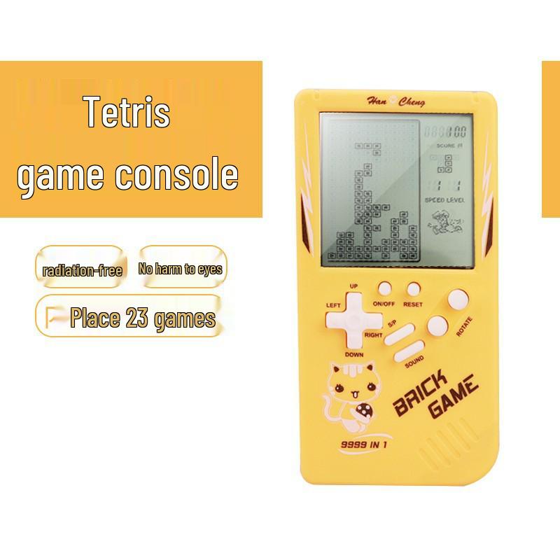 Classic Nostalgic Tetris Game Console for Children - Educational Retro Handheld Toy Gift
