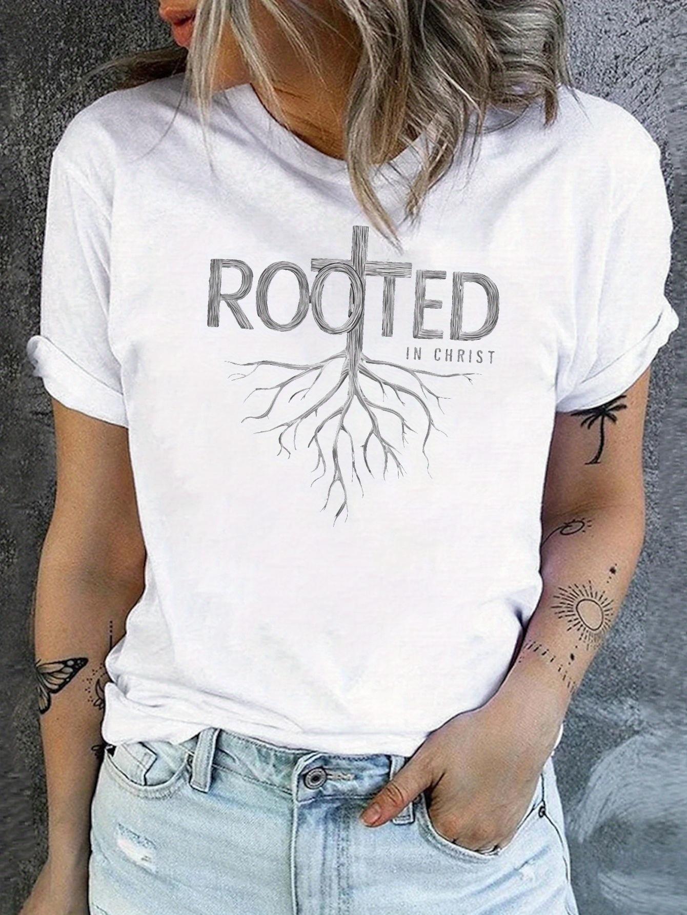 Rooted In Christ Graphic T-shirt XXXL