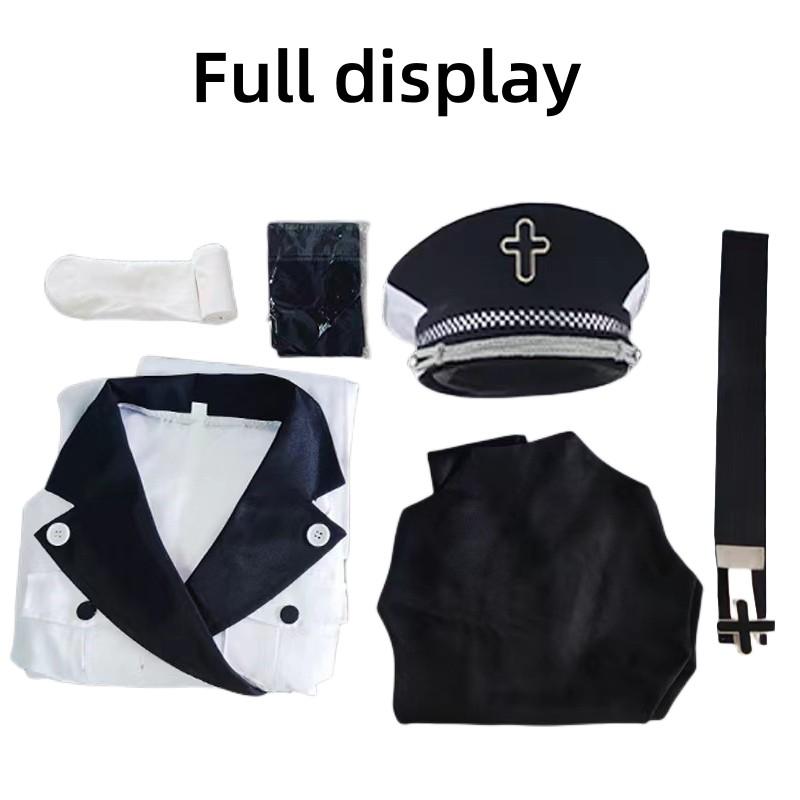 Anime Akame Ga KILL Esdeath Esdese Cosplay Manga General Uniform mit Hut Perücke Socken für Halloween Outfit Kostüme